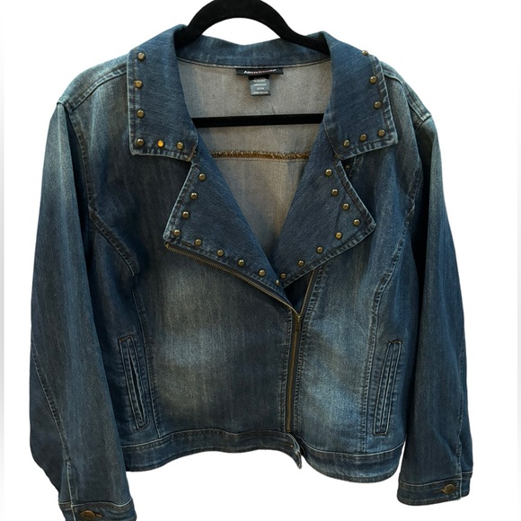 Ashley Stewart Jackets & Blazers - Ashley Stewart Women’s Blue Denim‎ Jacket Size 22/24